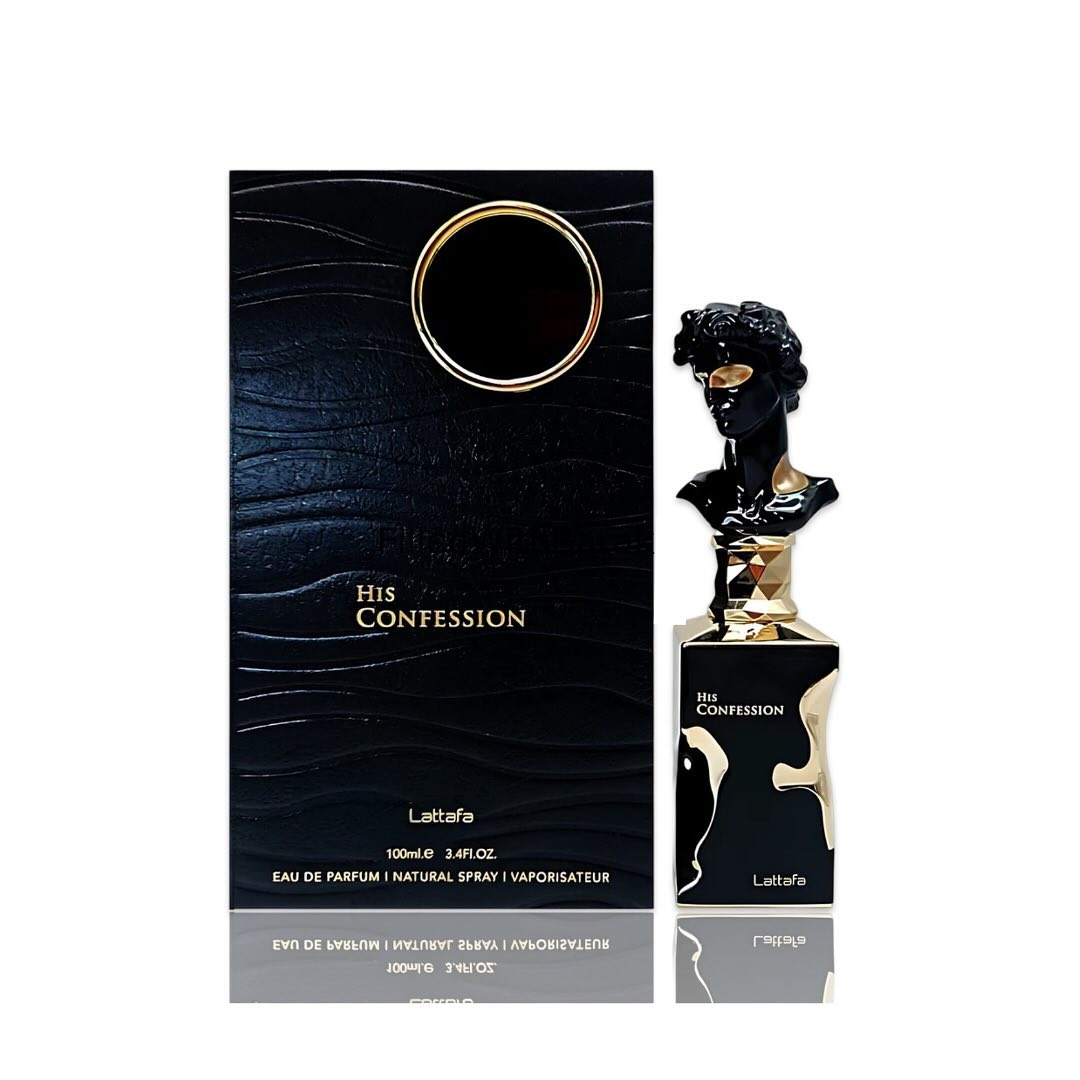 Lattafa His Confession para hombre Eau de Parfum 100 ml